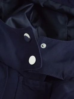 Next Shower Resistant Hooded Rain Coat Navy Hot