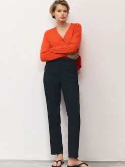 Next Slim Tailored Trousers Navy