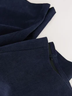 Next Navy Smoothing Cord Wide Leg Trousers Best