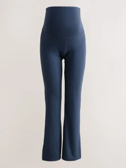 Next Supersoft Dry Tech Flared Yoga Sports Maternity Leggings Navy