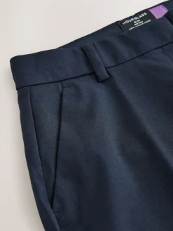 Next Tailored Hourglass Slim Trousers with Wool Navy Hot