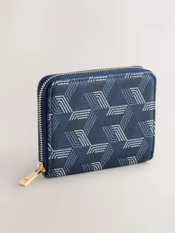 Next Navy Zip Around Purse Online