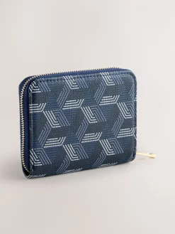 Next Navy Zip Around Purse Online