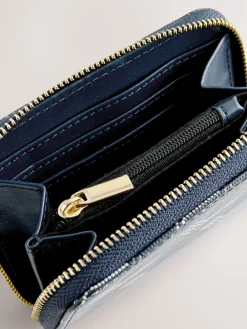 Next Navy Zip Around Purse Online
