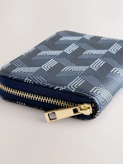 Next Navy Zip Around Purse Online