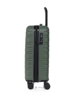 Nere STORI 55CM Cabin Suitcase Green Hot