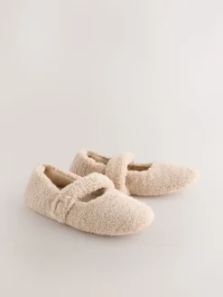 Next Neutral Borg Ballet Slippers Online