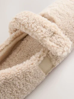 Next Neutral Borg Ballet Slippers Online