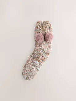 Next Chunky Slipper Socks 1 Pack Neutral Best