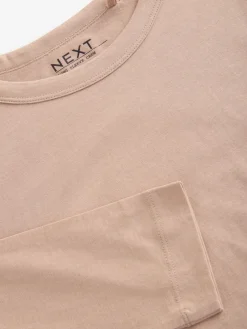 Next Neutral Long Sleeve Crew Neck T-Shirt Outlet