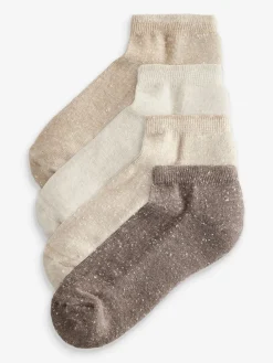 Next Neppy Cushion Sole Socks 4 Pack Neutral