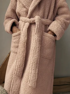 Next Teddy Dressing Gown Neutral New