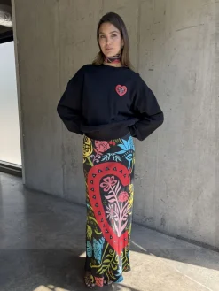 Never Fully Dressed Black Amara Sweatshirt Best