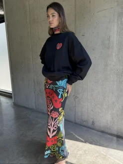 Never Fully Dressed Black Amara Sweatshirt Best