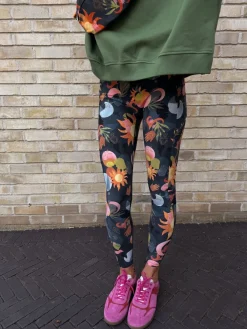 Never Fully Dressed Blue Sun Print Leggings Clearance