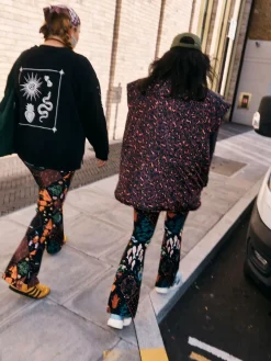 Never Fully Dressed Burgundy Leopard Padded Gilet Online