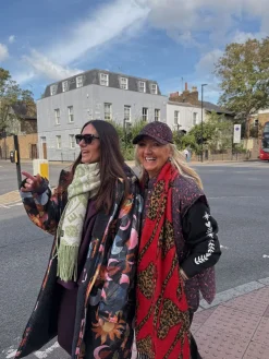 Never Fully Dressed Blanket Scarf Green/Cream Online