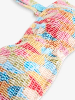 Never Fully Dressed Multi Bright Shired Bikini Top Outlet