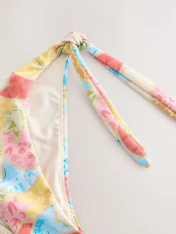 Never Fully Dressed Multi Tie Side Bright Tie Side Bikini Bottoms