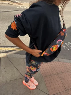 Never Fully Dressed Navy Corazon Sling Cross Body Bum Bag Outlet