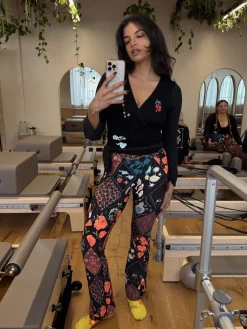 Never Fully Dressed Night Garden Flared Leggings Hot