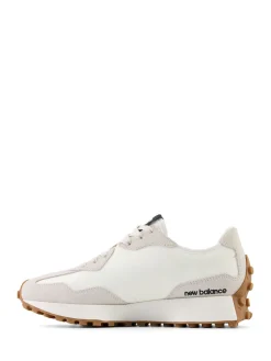 New Balance 327 Trainers Black on White New