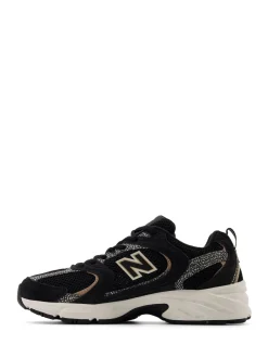 New Balance Black/White Womens 530 Trainers Discount