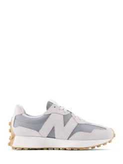 New Balance Grey/White 327 Trainers Online