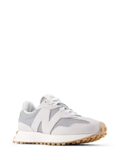 New Balance Grey/White 327 Trainers Online
