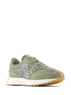 New Balance 327 Trainers Olive Green Sale