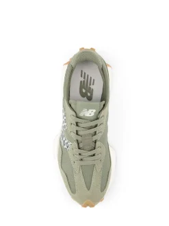 New Balance 327 Trainers Olive Green Sale
