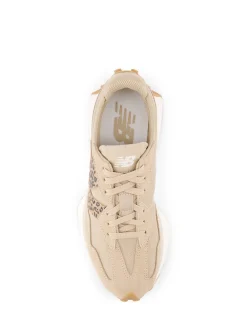 New Balance 327 Trainers Tan/Leopard Print Outlet