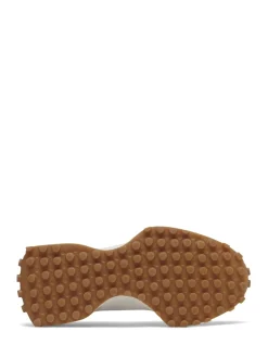 New Balance White/Burgundy 327 Trainers Best