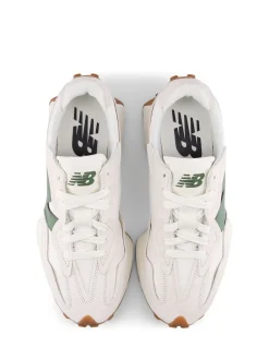 New Balance 327 Trainers White/Green Outlet