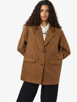 NOISY MAY Brown Long Sleeve Blazer Outlet