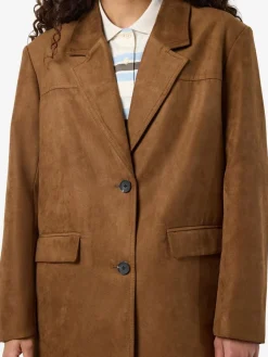 NOISY MAY Brown Long Sleeve Blazer Outlet