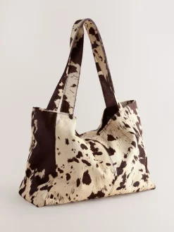 Nothing Ordinary Cowhide Oversized Shopper Bag Animal