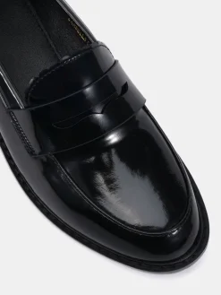 Novo Black Wide Fit Carmella Loafers Hot