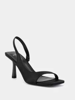 Novo Wide Fit Wide Fit Leah Slingback Sandals Black Sale