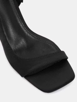 Novo Wide Fit Wide Fit Leah Slingback Sandals Black Sale