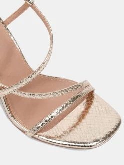 Novo MONDRIAN Strappy Heeled Sandals Gold