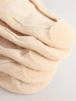 Next Invisible Socks 5 Pack Nude Sale