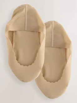 Next Scallop Edge Sheer Invisible Socks 2 Pack Nude Best