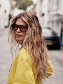 Next Ochre Yellow Graphic Farmers Market Crew Neck Sweatshirt Outlet