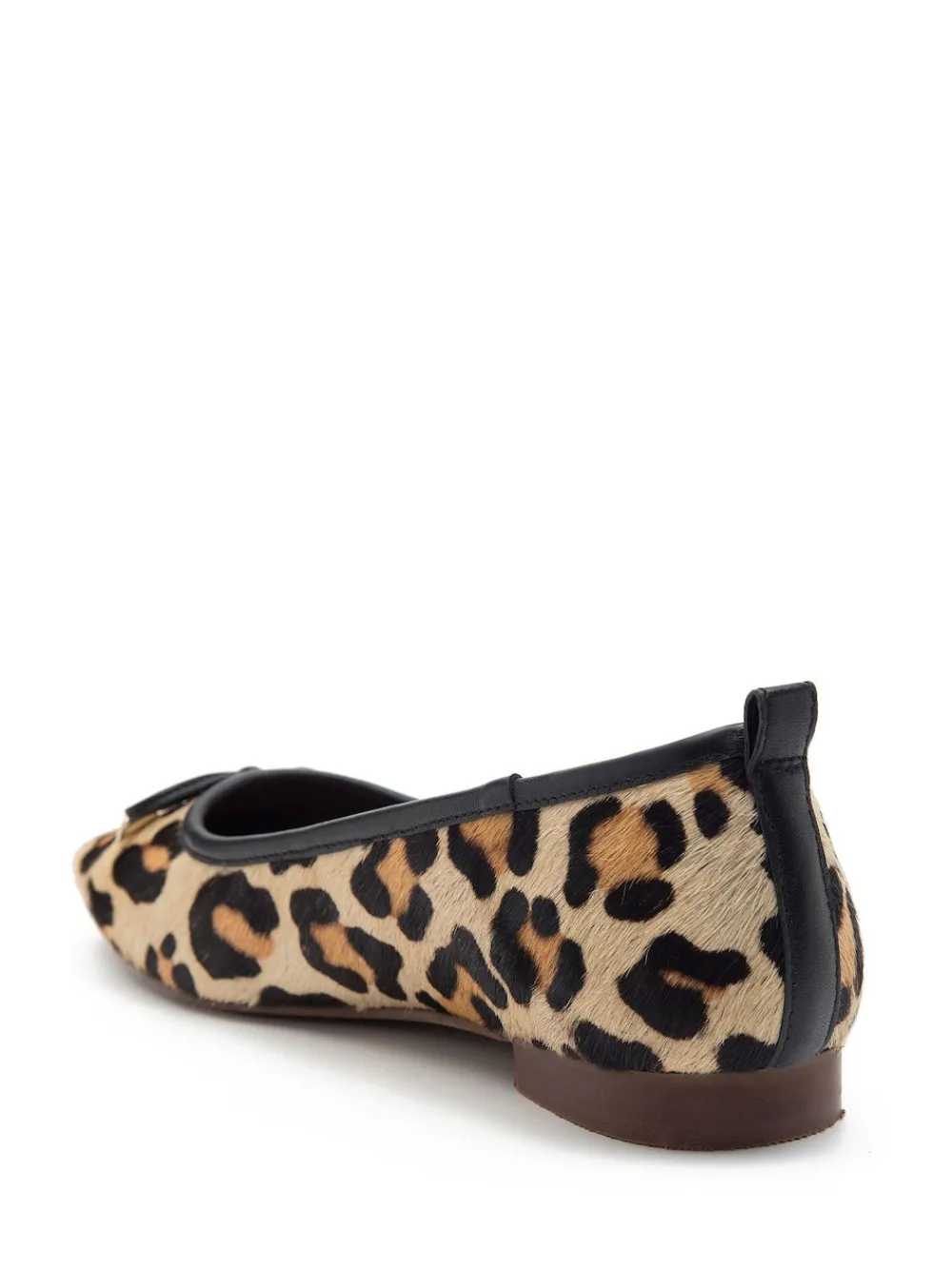 Off The Hook Animal Pinner Leather Leopard Print Ballerinas Hot