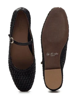 Off The Hook Black Regent Ballerina Leather Ballet Pumps Best