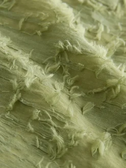 Next Tufty Jacquard Long Sleeve Blouse Olive Green Online