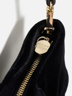 Oliver Bonas Black Bow Clutch Bag Online
