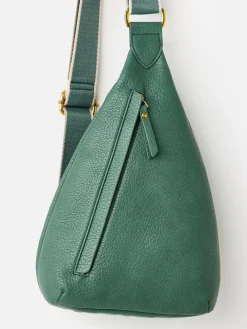 Oliver Bonas Brooke Cream Cross-Body Belt Bag Green Clearance