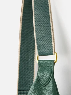 Oliver Bonas Brooke Cream Cross-Body Belt Bag Green Clearance